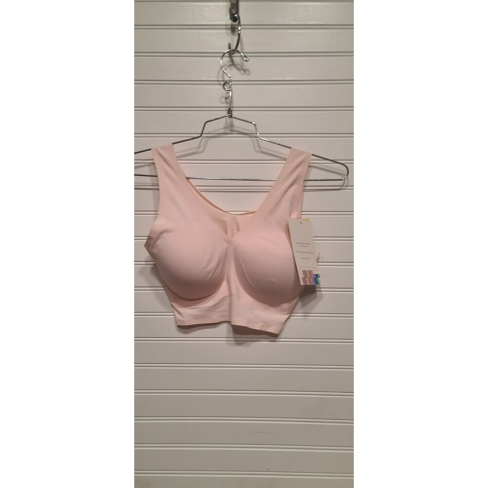 True and Co V-Neck Wire Free Bra Size XL NWT